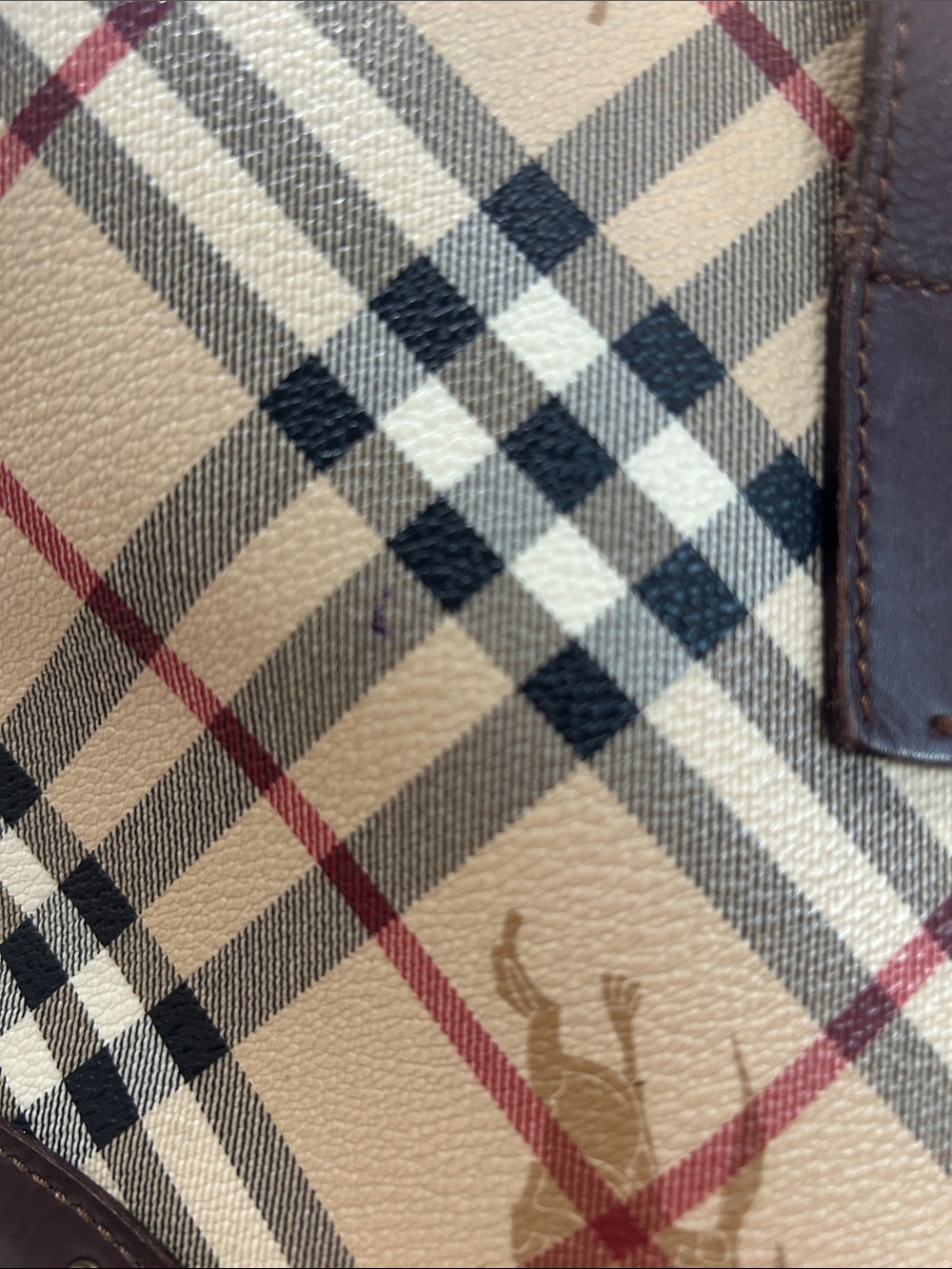 Burberry Tote Bag with Brown Trim - Picture 2 of 16